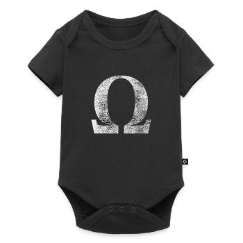 Signe Oméga - Body à manches courtes Premium Bébé - noir - Devant
