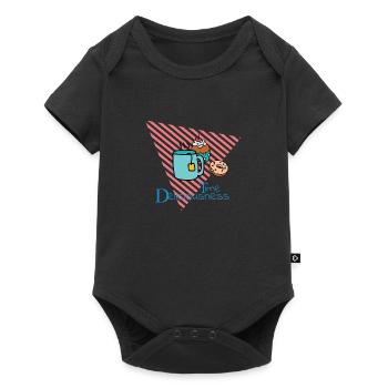 Köstlichkeiten Zeit - Baby Premium Kurzarmbody - Schwarz - Vorne