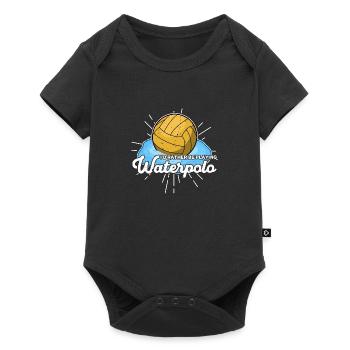 Wassersport Wasserball Wasserballer Team Sportart - Baby Premium Kurzarmbody - Schwarz - Vorne