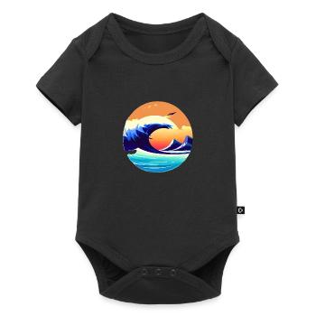 Surfer Planche de surf Surf Surf - Body à manches courtes Premium Bébé - noir - Devant