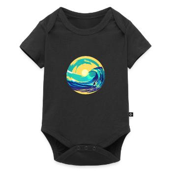 Surfer Planche de surf Surf Surf - Body à manches courtes Premium Bébé - noir - Devant
