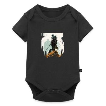 to Shining Paladin - Baby Premium short-sleeve bodysuit - black - Front
