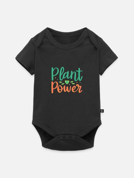 Kraft der Anlagen - Baby Premium Kurzarmbody - Schwarz
