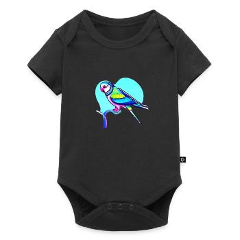 Budgerigar Bird Cockatiel Bird Owner - Baby Premium short-sleeve bodysuit - black - Front