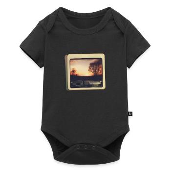 Horizon nostalgique - Body à manches courtes Premium Bébé - noir - Devant