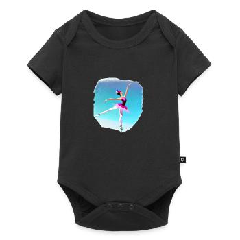 Dancer Ballet Gift Dance Ballerina Dance Class - Baby Premium short-sleeve bodysuit - black - Front