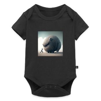 Weird Up Goes Down - Baby Premium short-sleeve bodysuit - black - Front
