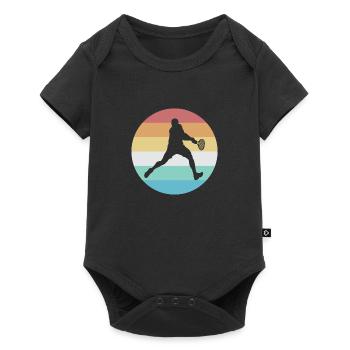 Tennis Sports Match de tennis Dicton - Body à manches courtes Premium Bébé - noir - Devant