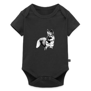 German Shepherd Dog Dog Owner Dogs Dog Dog Owner - Baby Premium short-sleeve bodysuit - black - Front