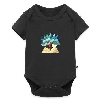 Reader Book Lovers Book Books Reading Gift - Baby Premium short-sleeve bodysuit - black - Front