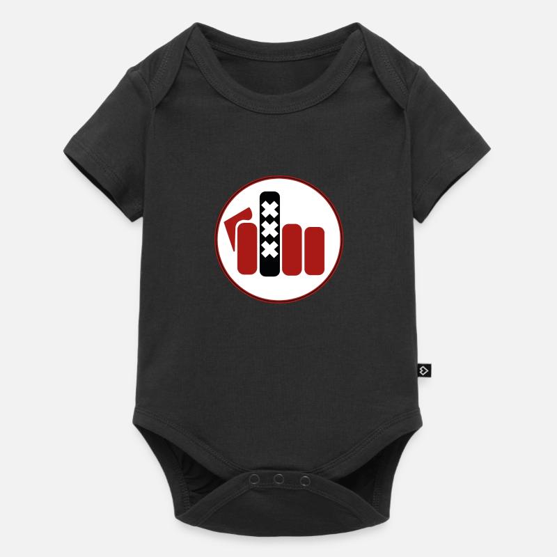 020FY - Body à manches courtes Premium Bébé - noir