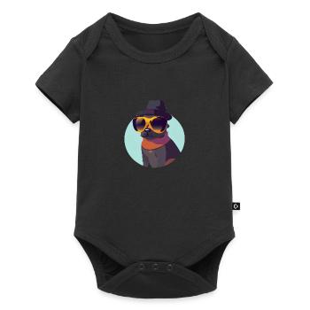 Dog Dog Owner Dogs Terrier Dog Owner - Baby Premium short-sleeve bodysuit - black - Front
