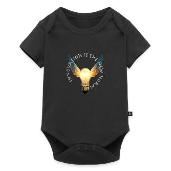 Innovation is the new normal (World Creativity Day) - Baby Premium short-sleeve bodysuit - black - Front