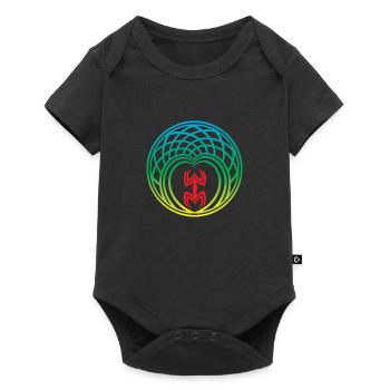 Motif Amazigh Ancien - Body à manches courtes Premium Bébé - noir - Devant