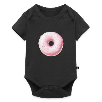 Beignet - Body à manches courtes Premium Bébé - noir - Devant