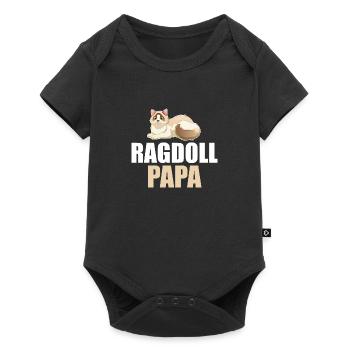 Ragdoll Cat Cat - Baby Premium short-sleeve bodysuit - black - Front