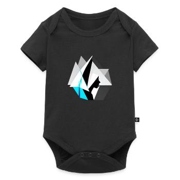 Fashionably late - Baby Premium short-sleeve bodysuit - black - Front