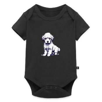 Puppy Poodle Dog Love Poodle Puppy Dog Owner - Body à manches courtes Premium Bébé - noir - Devant