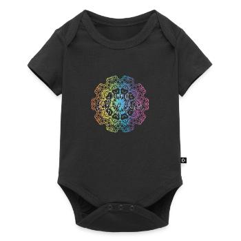 Live a life full of colors - Baby Premium short-sleeve bodysuit - black - Front
