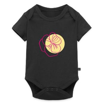 Flower Flower Plant - Baby Premium short-sleeve bodysuit - black - Front