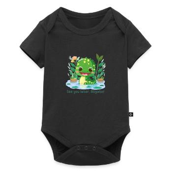 Se you later, Alligator - Body à manches courtes Premium Bébé - noir - Devant