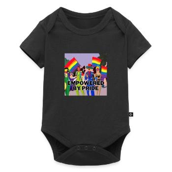 Empowered by Pride - Baby Premium Kurzarmbody - Schwarz - Vorne