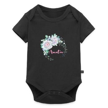 Pour Amalia - Body à manches courtes Premium Bébé - noir - Devant