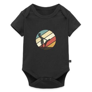 Geschenkideen zum Muttertag für Mama - Baby Premium Kurzarmbody - Schwarz - Vorne