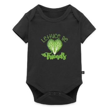Lettuce be friends - Baby Premium short-sleeve bodysuit - black - Front