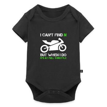 JE NE TROUVE PAS N MAIS QUAND JE LE FAIS C’EST À PLEIN RÉGIME - Body à manches courtes Premium Bébé - noir - Devant