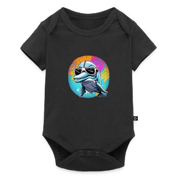 IMG 1590 - Baby Premium Kurzarmbody - Schwarz - Vorne