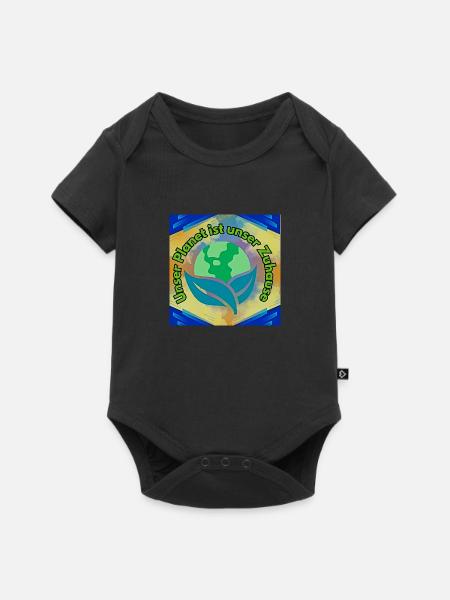 Umwelt - Baby Premium Kurzarmbody - Schwarz