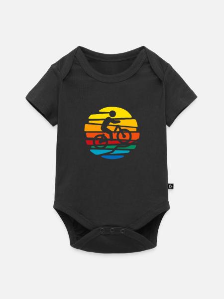 Bike, Bike - Baby Premium short-sleeve bodysuit - black