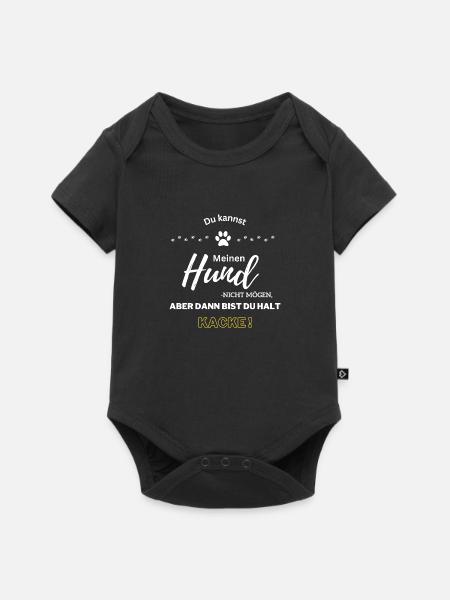 Du kannst - Baby Premium Kurzarmbody - Schwarz