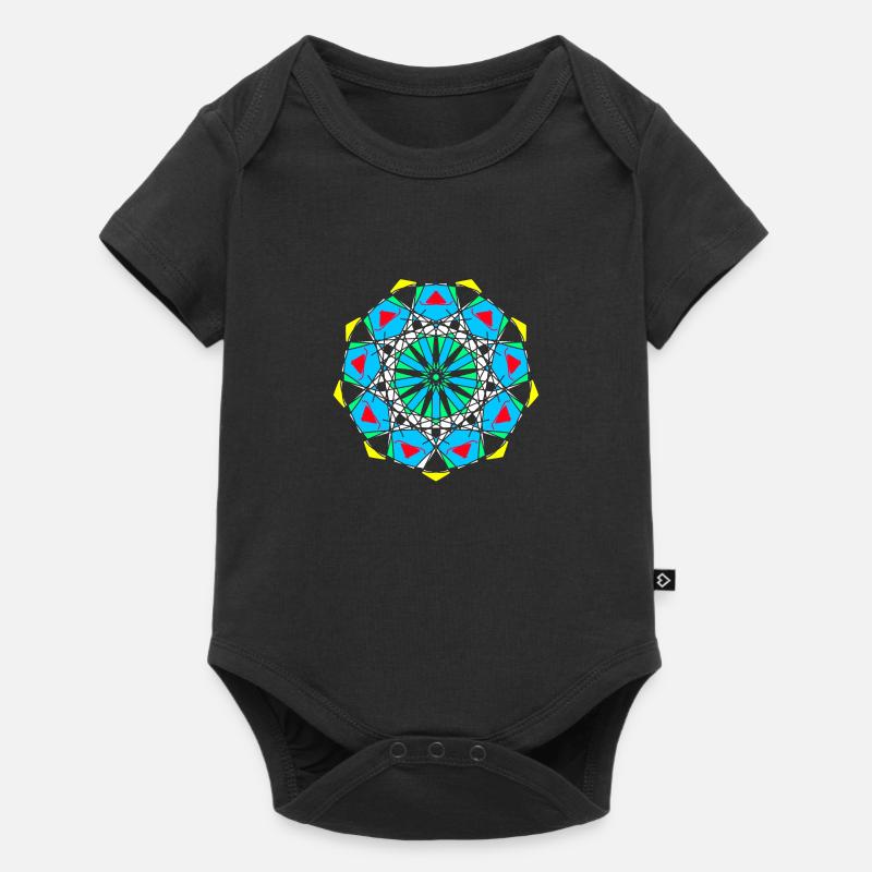 Pattern - Baby Premium short-sleeve bodysuit - black