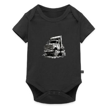 Camion TitanTruck - Baby Premium short-sleeve bodysuit - black - Front