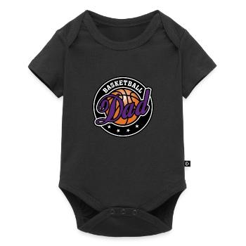 Basketball Dad - Baby Premium Kurzarmbody - Schwarz - Vorne