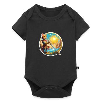 Swordscat de la plage de l’été - Body à manches courtes Premium Bébé - noir - Devant