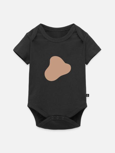BlobDesign - Baby Premium Kurzarmbody - Schwarz