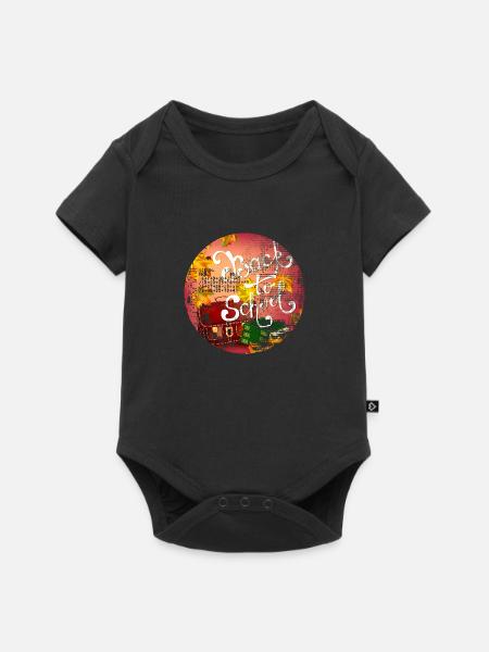 Abschlussfeier 2024 Abiturfeier - Baby Premium Kurzarmbody - Schwarz