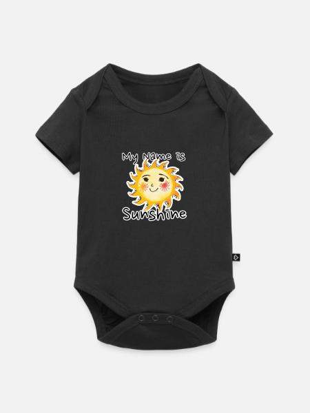 Sprüche - Baby Premium Kurzarmbody - Schwarz