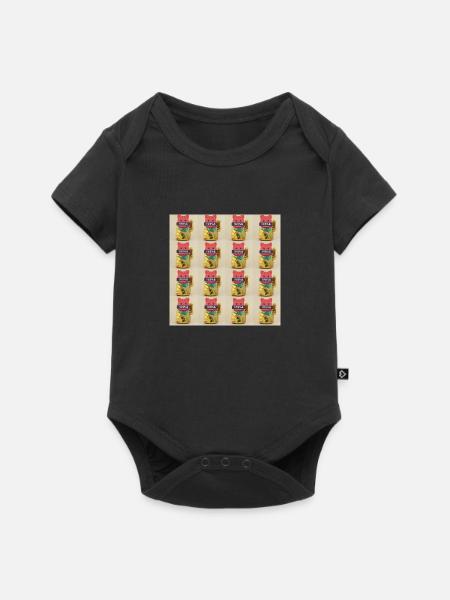Angry 16 Cats - Baby Premium Kurzarmbody - Schwarz