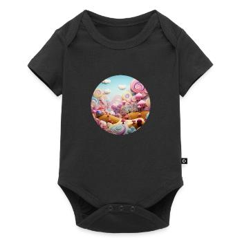 Mondes de rêve : votre style, votre voyage - Body à manches courtes Premium Bébé - noir - Devant