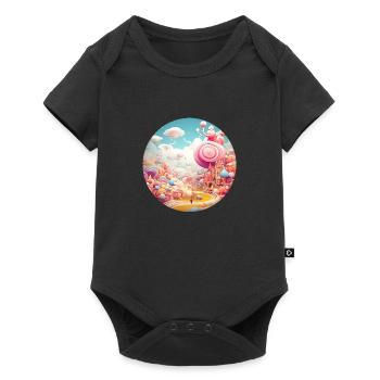 Découvertes oniriques : aventures créatives - Body à manches courtes Premium Bébé - noir - Devant