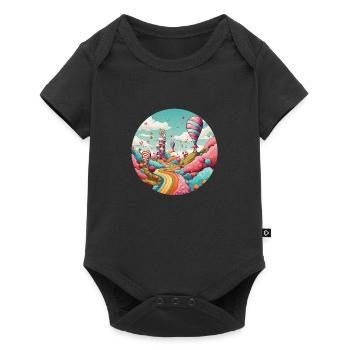 Voyage fantastique: un style unique - Body à manches courtes Premium Bébé - noir - Devant
