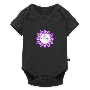 Je partage de l’énergie, pas mes cookies. - Body à manches courtes Premium Bébé - noir - Devant