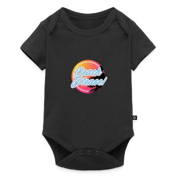 Tropical Paradise: Beach Please! Vacation Vibes - Baby Premium short-sleeve bodysuit - black - Front