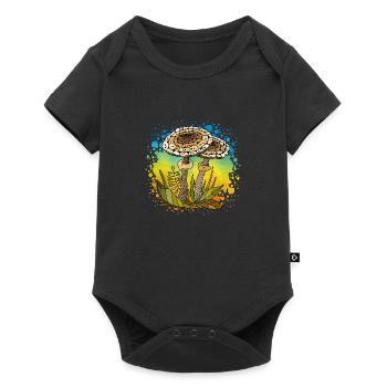 Fungi - Baby Premium short-sleeve bodysuit - black - Front