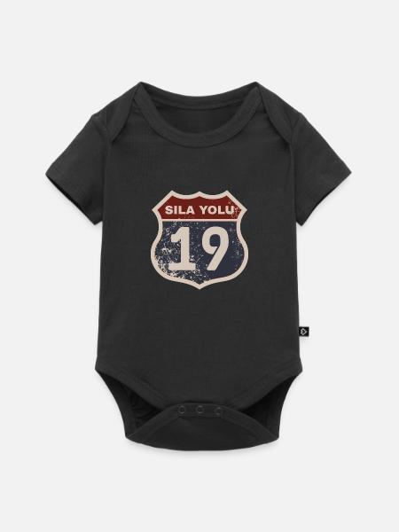 Çorum - Baby Premium Kurzarmbody - Schwarz