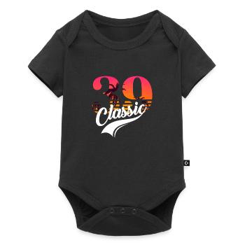 Vintage 1939-39e anniversaire - Body à manches courtes Premium Bébé - noir - Devant